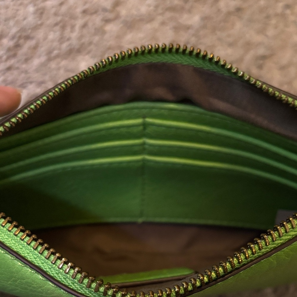Joy Susan Vibrant Lime Wristlet - Picture 4 of 8
